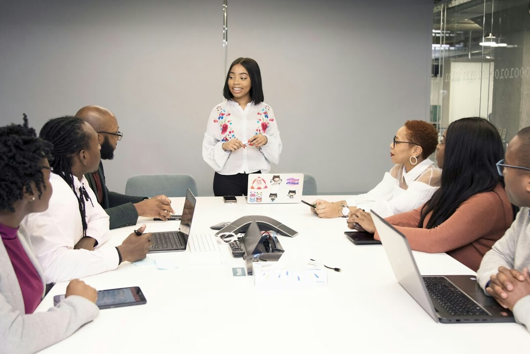 business leaders in meeting